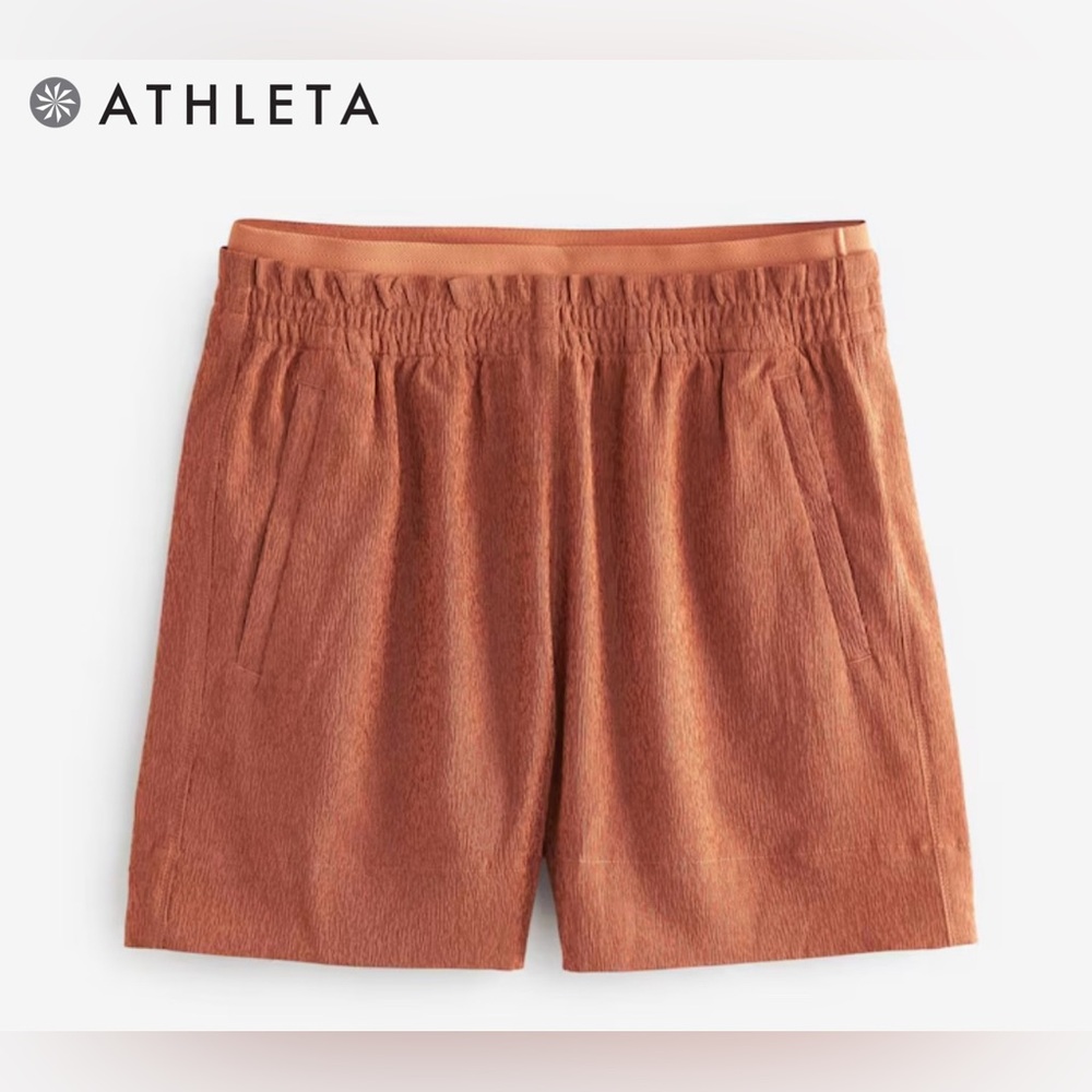 ATHLETA Women’s Echo Shorts Brown 🩳 Size: 8